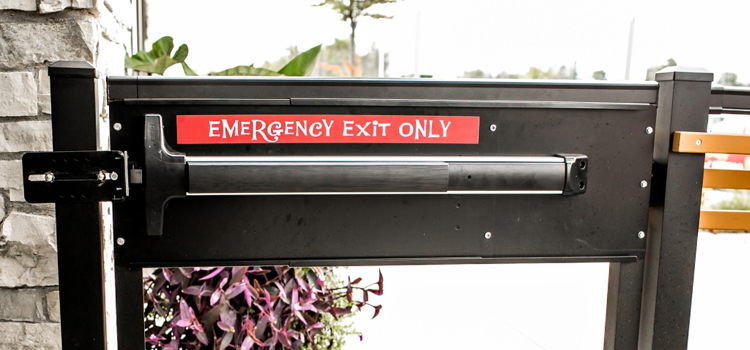 emergency push bar installation in Glendora